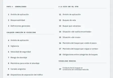 RIPA: Las diecinueve reglas